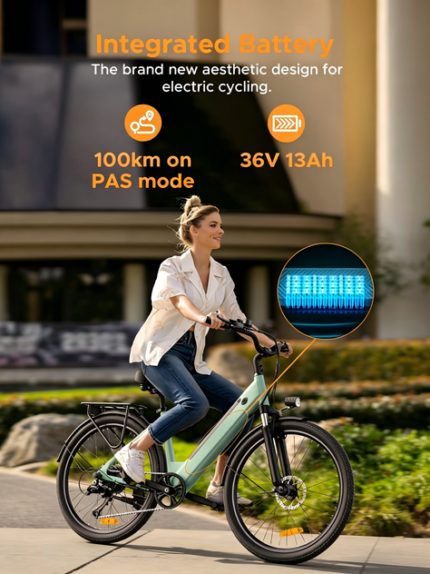 Vélo électrique de ville MileCity 1 Range