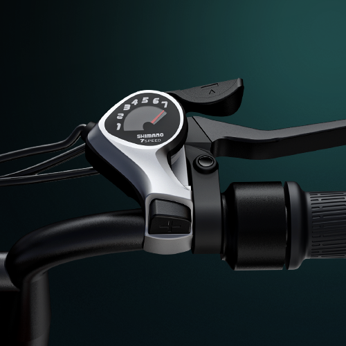 Precyzja dzięki 7-biegowej przekładni SHIMANO