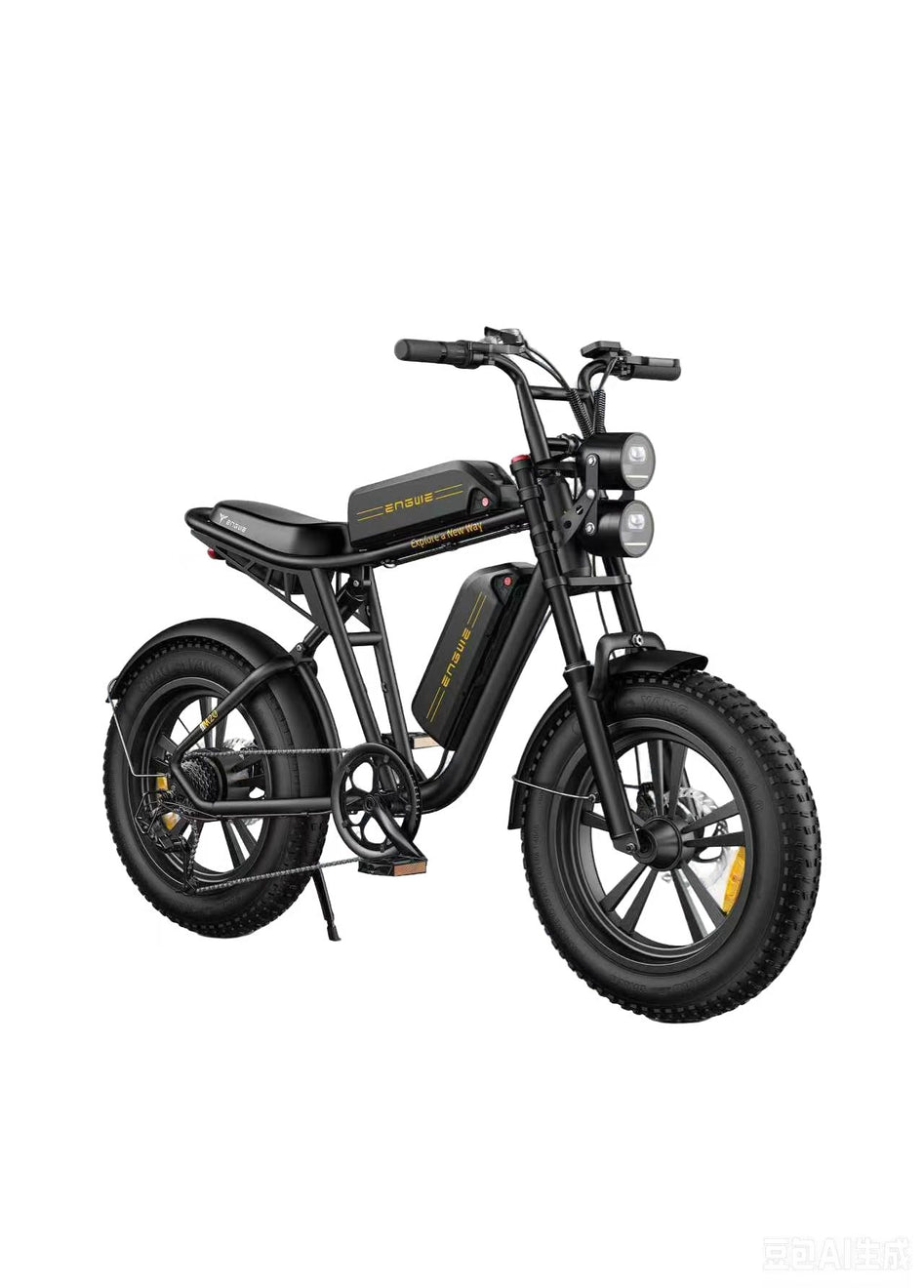 ENGWE M20 E-Bike im Motorrad-Stil