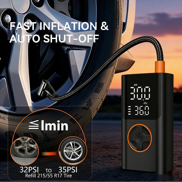 Dispositif de gonflage électrique sans fil portable